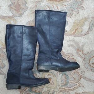 Kickers tall leather boots